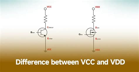 vdd vs vcc|What is the difference between \\$V.